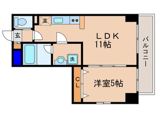 Ｒ－Ⅱコ－トの物件間取画像